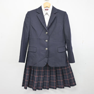 【中古】新潟県 新潟明訓高等学校 女子制服 3点 (ブレザー・シャツ・スカート) sf099368