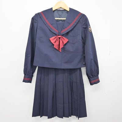 【中古】神奈川県 横浜隼人高等学校 女子制服 3点 (セーラー服・スカート) sf099369