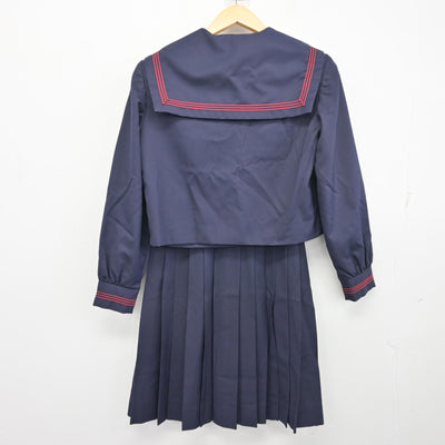 【中古】神奈川県 横浜隼人高等学校 女子制服 3点 (セーラー服・スカート) sf099369