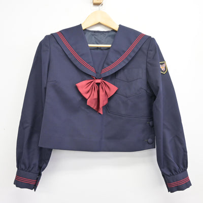 【中古】神奈川県 横浜隼人高等学校 女子制服 3点 (セーラー服・スカート) sf099369