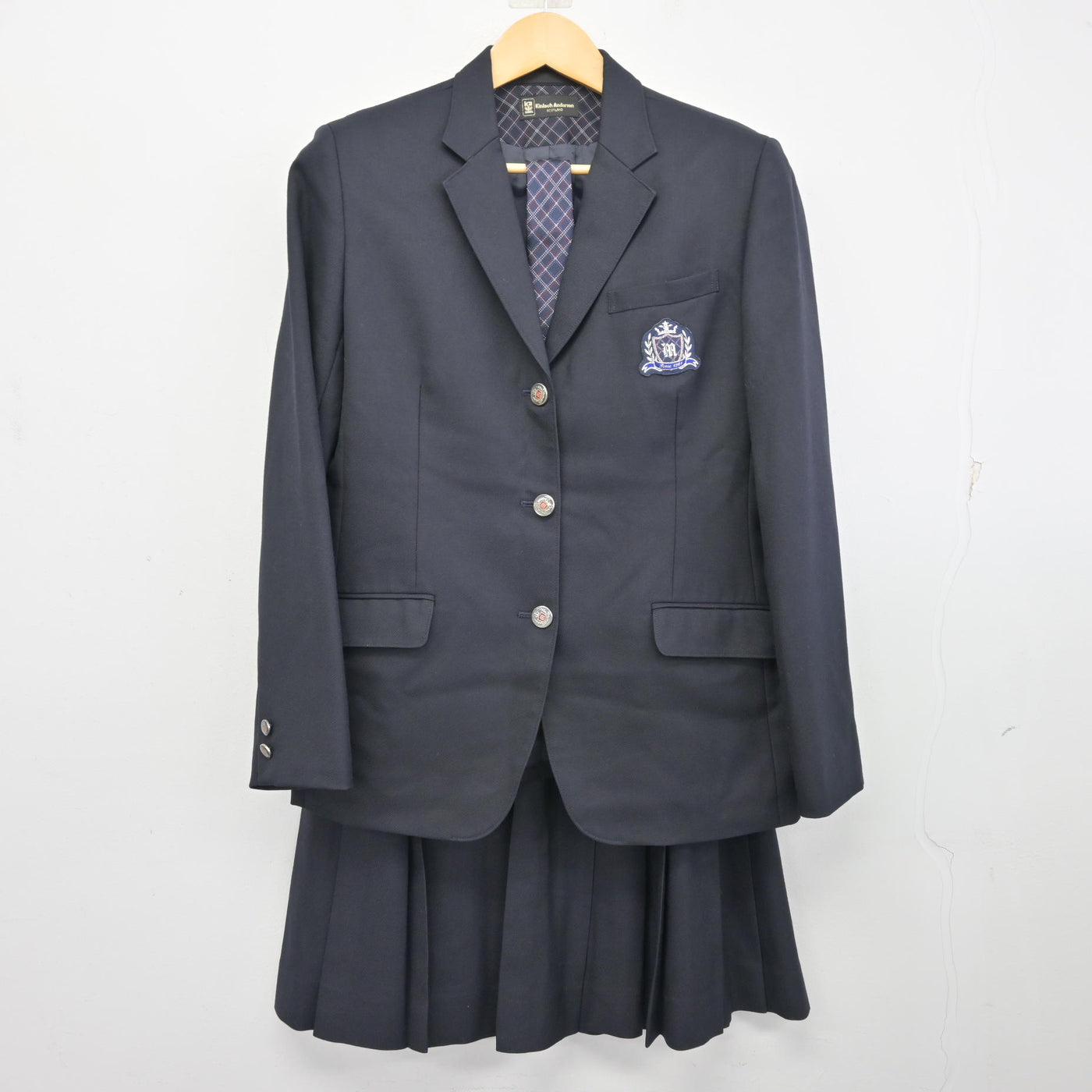 【中古】三重県 学校法人三重高等学校 女子制服 3点 (ブレザー・スカート) sf099377