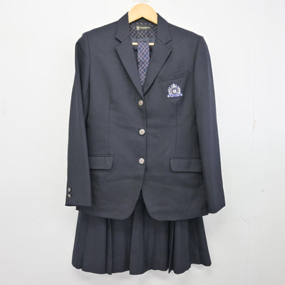 【中古】三重県 学校法人三重高等学校 女子制服 3点 (ブレザー・スカート) sf099377