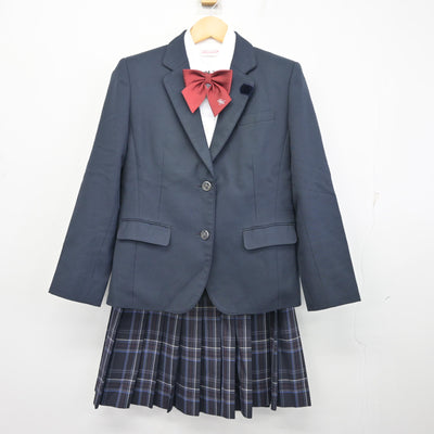 【中古】東京都 東京家政学院高等学校 女子制服 5点 (ブレザー・シャツ・スカート) sf099384