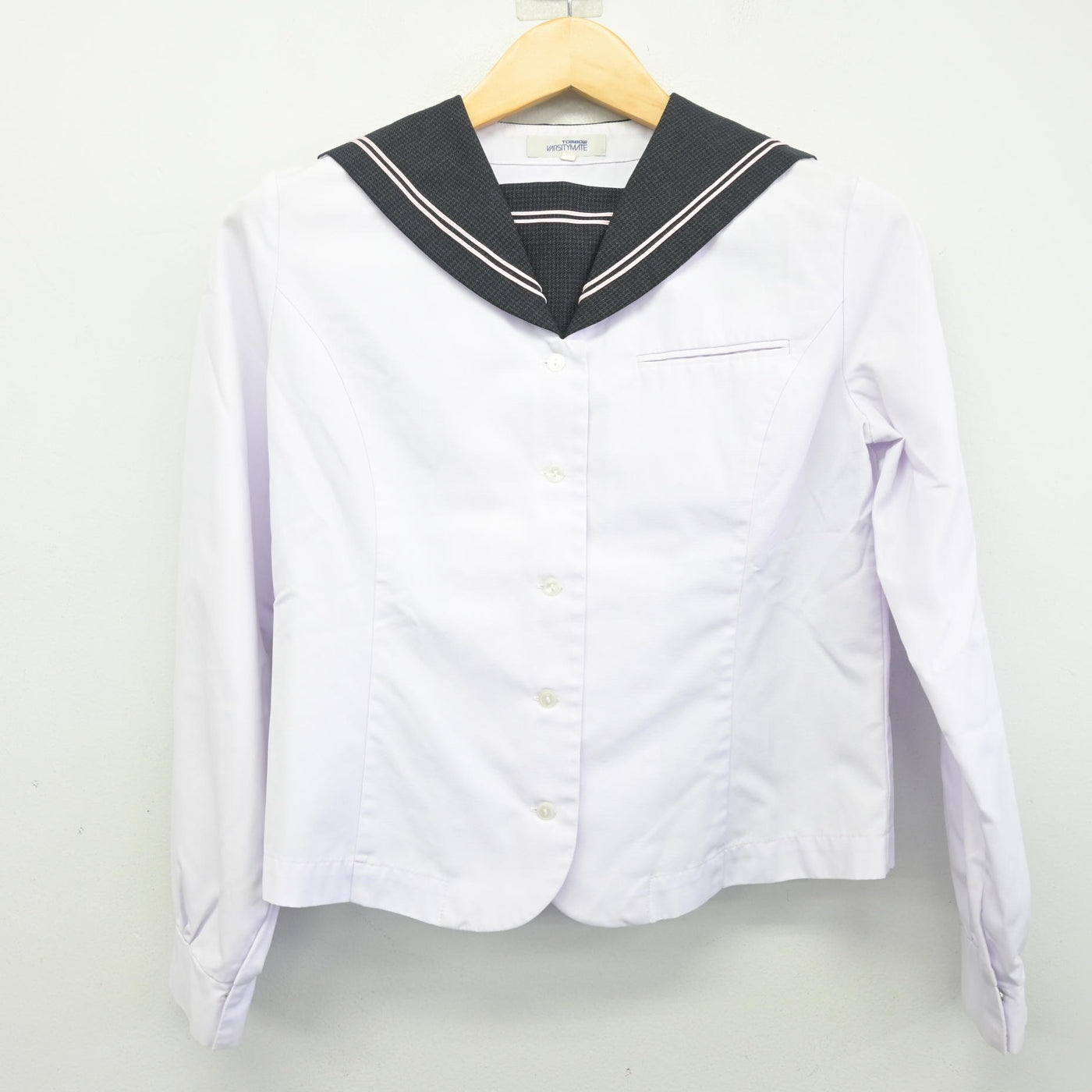 【中古】広島県 瀬戸内高等学校 女子制服 2点 (ニット・セーラー服) sf099391