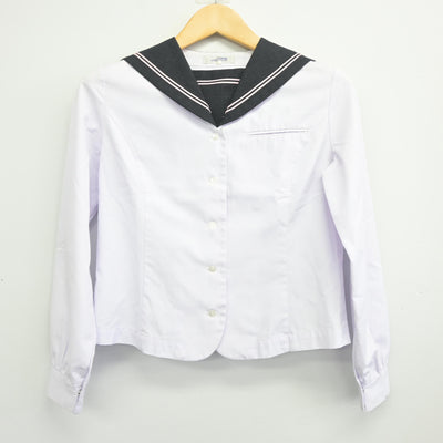 【中古】広島県 瀬戸内高等学校 女子制服 2点 (セーラー服・スカート) sf099392