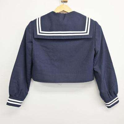 【中古】熊本県 人吉市立第二中学校 女子制服 3点 (セーラー服・ジャンパースカート) sf099396