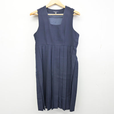【中古】熊本県 人吉市立第二中学校 女子制服 2点 (セーラー服・ジャンパースカート) sf099397
