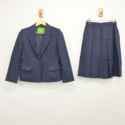 【中古】福岡県 福岡中央高等学校 女子制服 2点 (ブレザー・スカート) sf099398