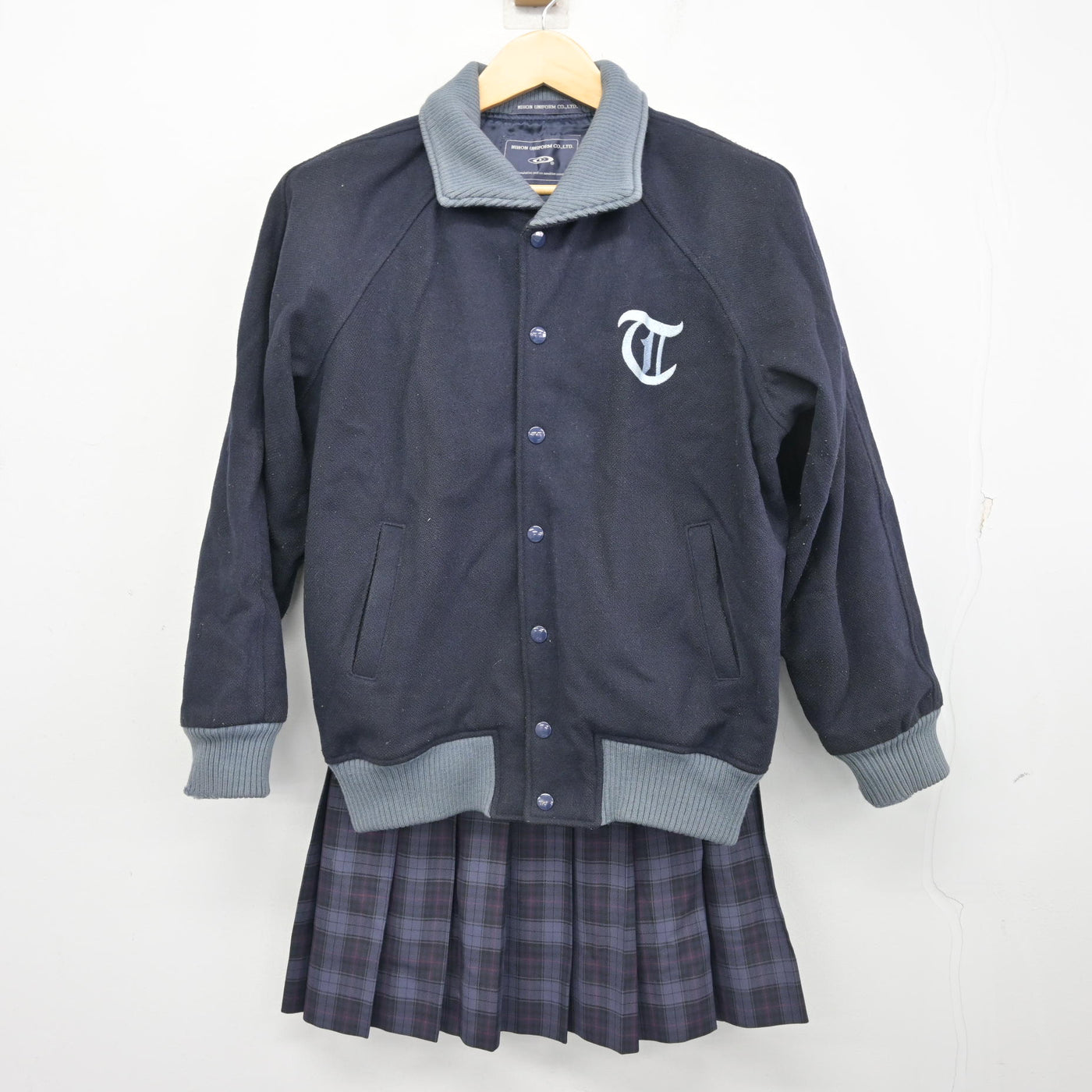 【中古】大阪府 津田中学校 女子制服 2点 (その他アイテム・スカート) sf099402