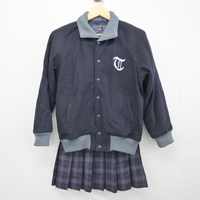 【中古】大阪府 津田中学校 女子制服 2点 (その他アイテム・スカート) sf099402