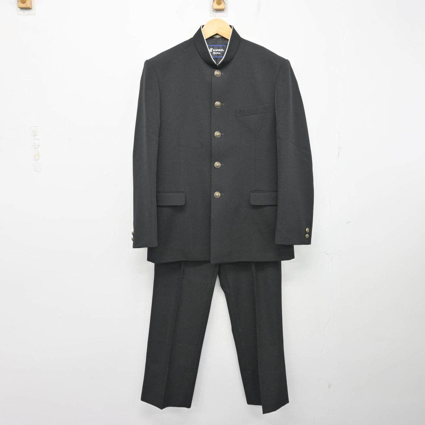 【中古】茨城県 日高中学校 男子制服 2点 (学ラン・ズボン) sf099406