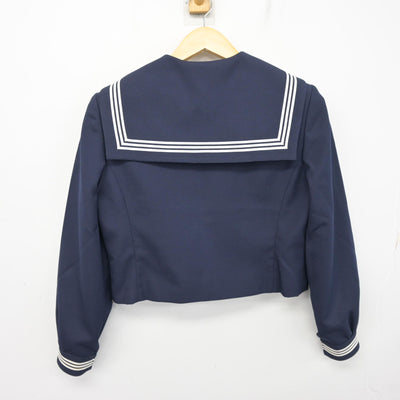 【中古】茨城県 日高中学校 女子制服 3点 (セーラー服・スカート) sf099408
