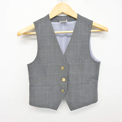 【中古】埼玉県 三橋中学校 女子制服 2点 (ベスト・スカート) sf099410