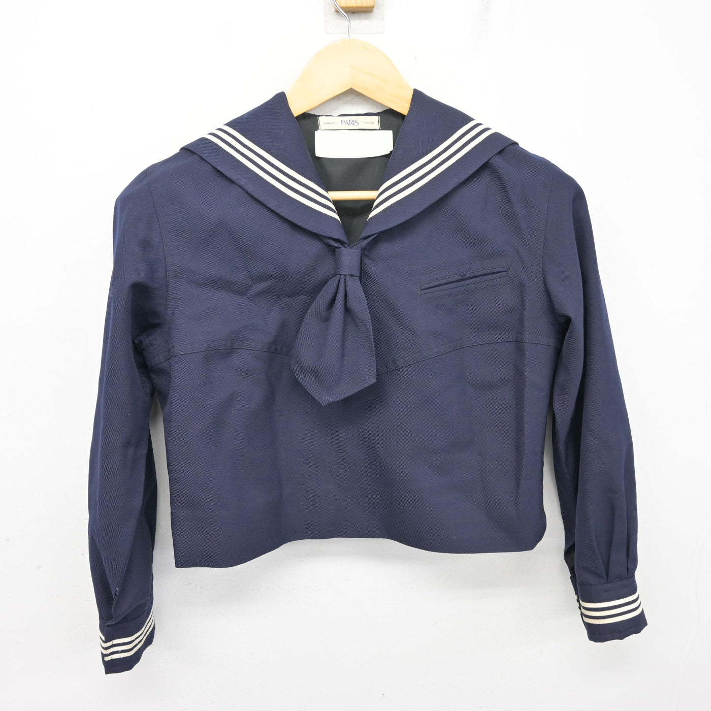 【中古】東京都 十文字高等学校 女子制服 3点 (セーラー服・スカート) sf099411