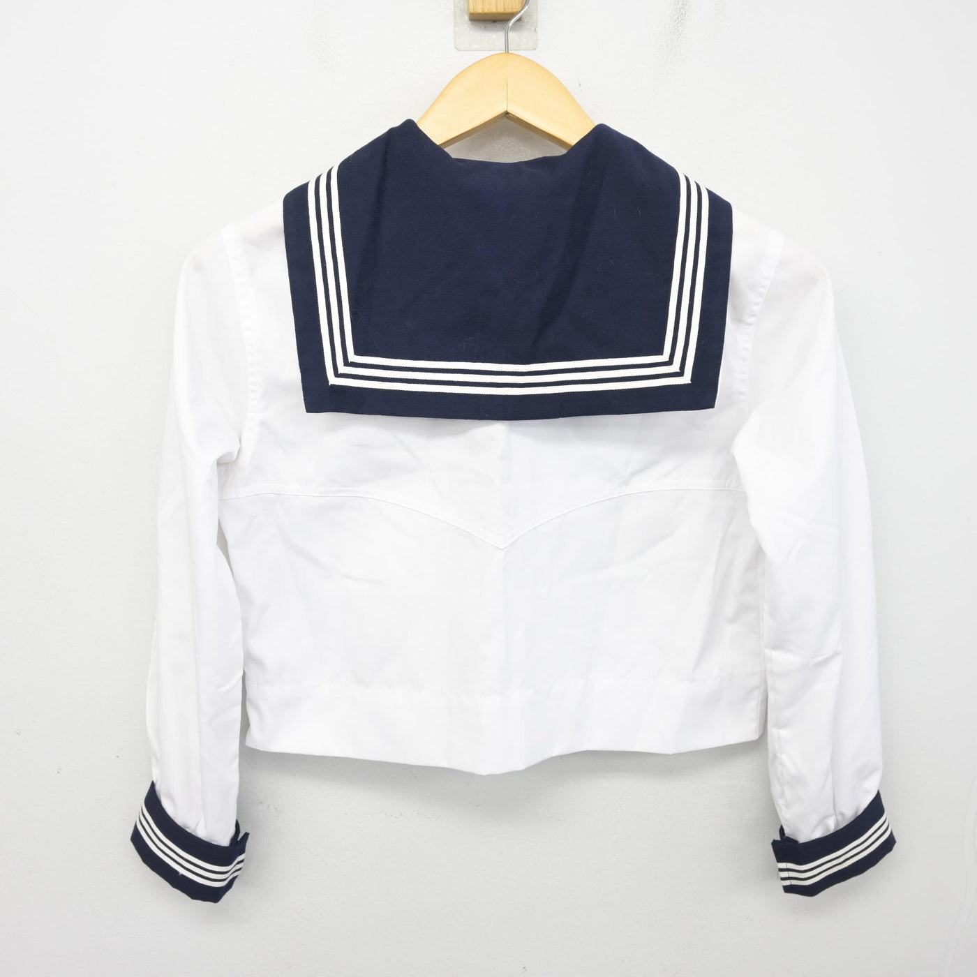 【中古】東京都 十文字高等学校 女子制服 4点 (セーラー服・セーラー服・スカート) sf099412