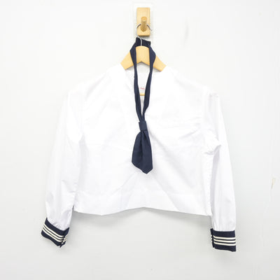 【中古】東京都 十文字高等学校 女子制服 2点 (セーラー服) sf099413