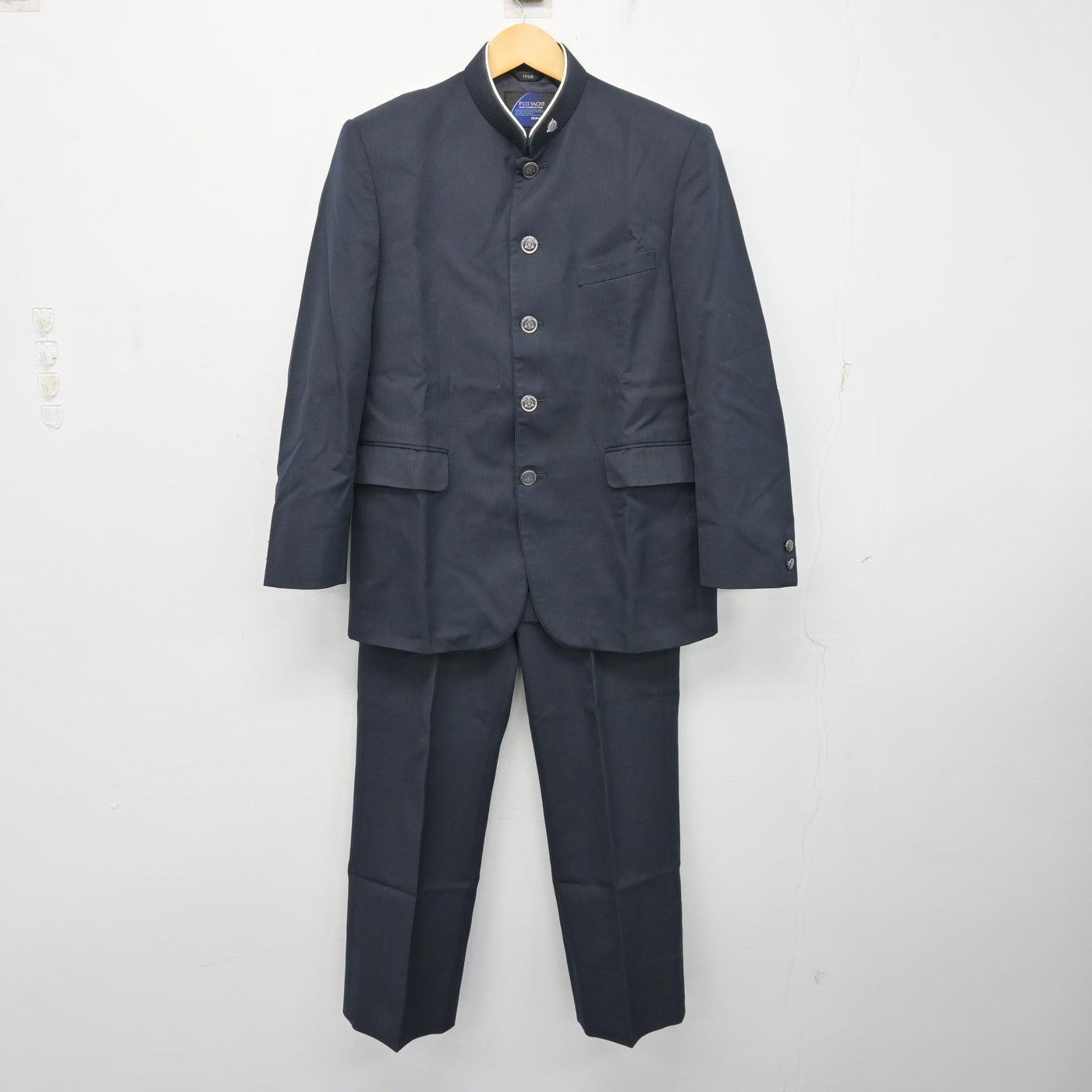 佐世保工業男子制服 中古】長崎県 佐世保工業高等学校 男子制服 3点 (学ラン・ズボン