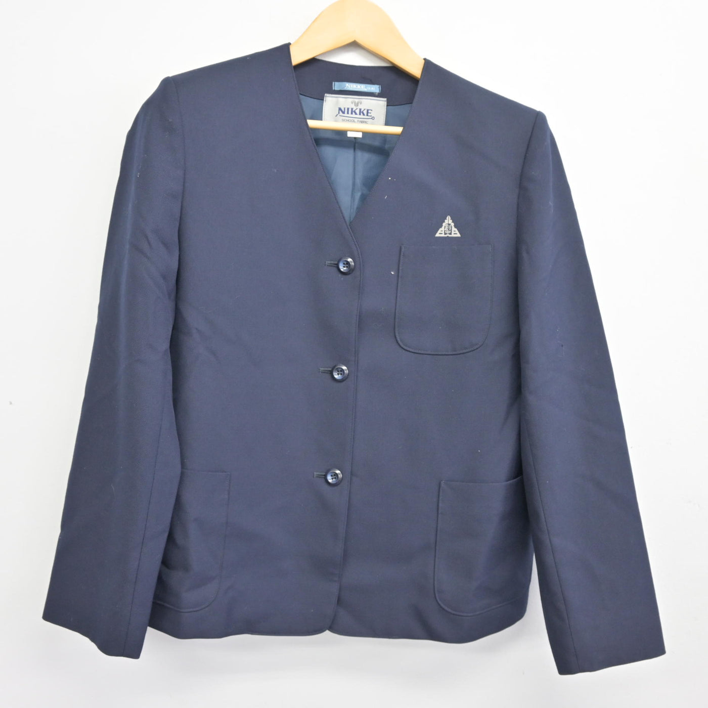 中古】三重県 創徳中学校 女子制服 2点 (ブレザー・スカート) sf099444