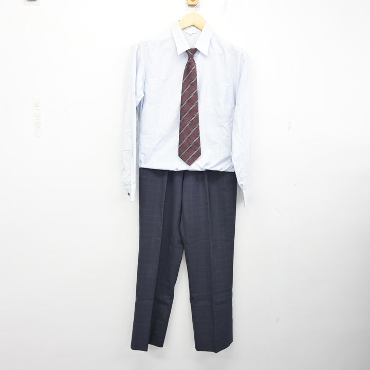 中古】長崎県 佐世保工業高等専門学校 男子制服 4点 (ブレザー・シャツ