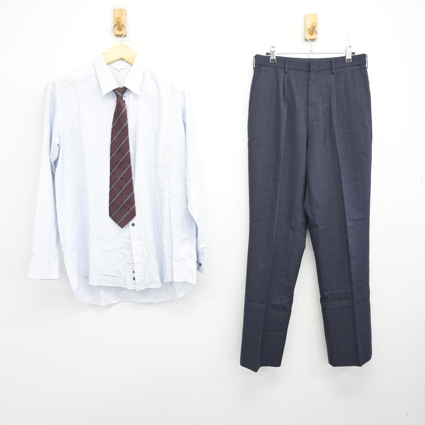 中古】長崎県 佐世保工業高等専門学校 男子制服 4点 (ブレザー・シャツ 