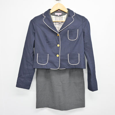 【中古】韓国 学校名不明 女子制服 3点 (ブレザー・ベスト・スカート) sf099500