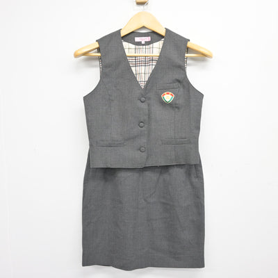 【中古】韓国 学校名不明 女子制服 3点 (ブレザー・ベスト・スカート) sf099500
