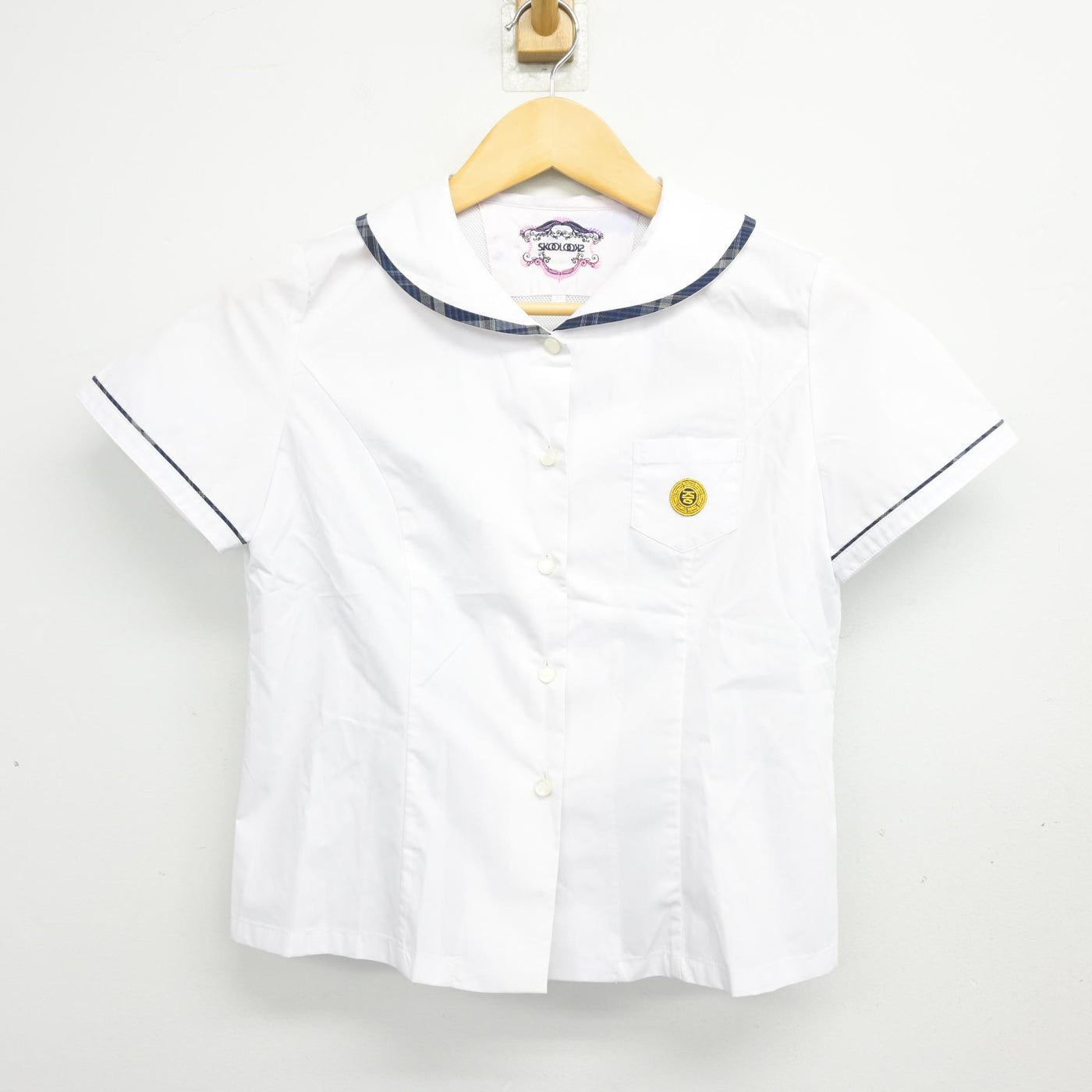 【中古】韓国 学校名不明 女子制服 1点 (ブラウス) sf099501