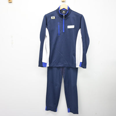 【中古】茨城県 守谷高等学校 女子制服 3点 (ジャージ 上・体操服 上・ジャージ 下) sf099511