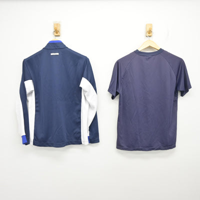 【中古】茨城県 守谷高等学校 女子制服 3点 (ジャージ 上・体操服 上・ジャージ 下) sf099511
