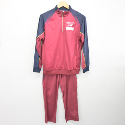 【中古】大阪府 枚方津田高等学校 女子制服 2点 (ジャージ 上・ジャージ 下) sf099534