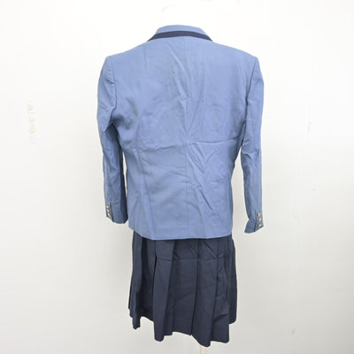 【中古】静岡県 静岡理工科大学星陵高等学校 女子制服 5点 (ブレザー・ニットベスト・シャツ・スカート) sf099554