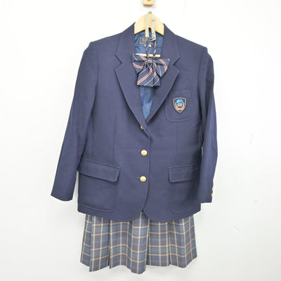 【中古】千葉県 松戸国際高等学校 女子制服 5点 (ブレザー・スカート・スカート) sf099558
