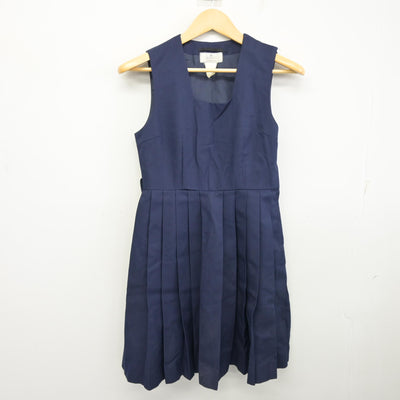 【中古】神奈川県 富士見中学校 女子制服 1点 (ジャンパースカート) sf099559