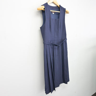 【中古】東京都 亀戸中学校 女子制服 1点 (ジャンパースカート) sf099565
