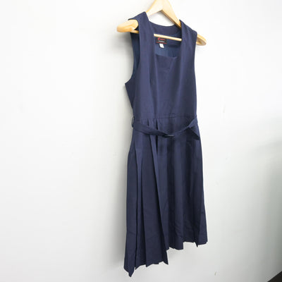 【中古】東京都 亀戸中学校 女子制服 1点 (ジャンパースカート) sf099566