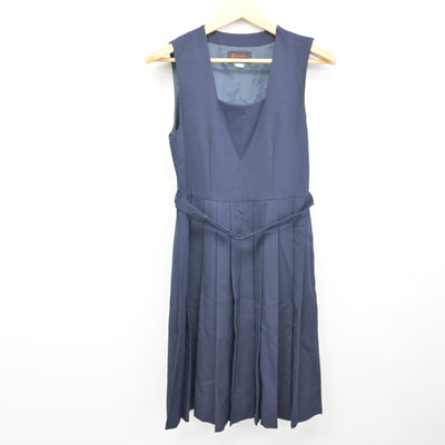 【中古】東京都 亀戸中学校 女子制服 1点 (ジャンパースカート) sf099567