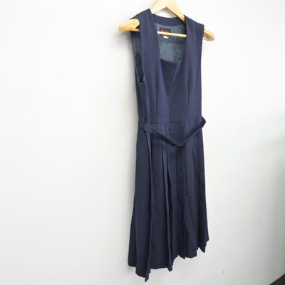 【中古】東京都 亀戸中学校 女子制服 1点 (ジャンパースカート) sf099567