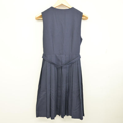 【中古】東京都 亀戸中学校 女子制服 1点 (ジャンパースカート) sf099567