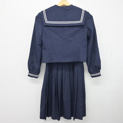 【中古】東京都 亀戸中学校 女子制服 4点 (セーラー服・ジャンパースカート) sf099569