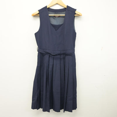 【中古】東京都 亀戸中学校 女子制服 4点 (セーラー服・ジャンパースカート) sf099569