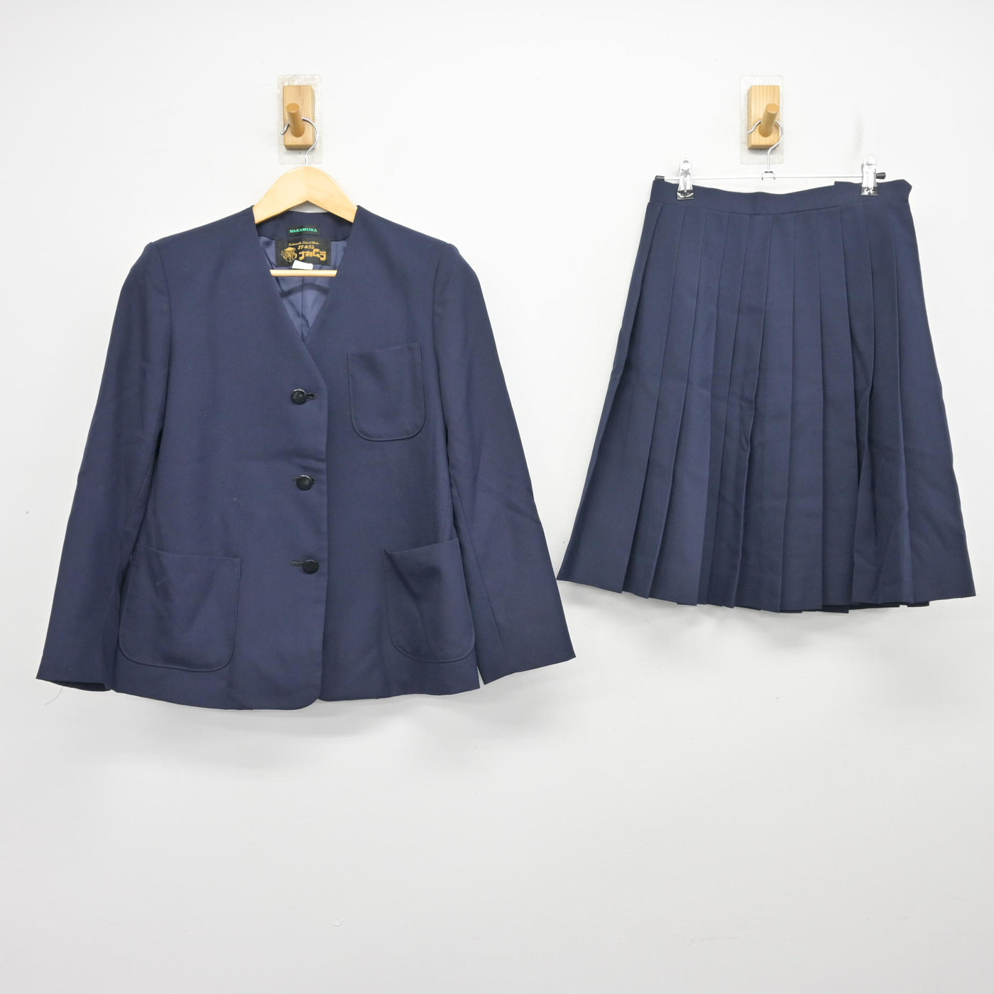【中古】神奈川県 共和中学校 女子制服 5点 (ブレザー・スカート) sf099574