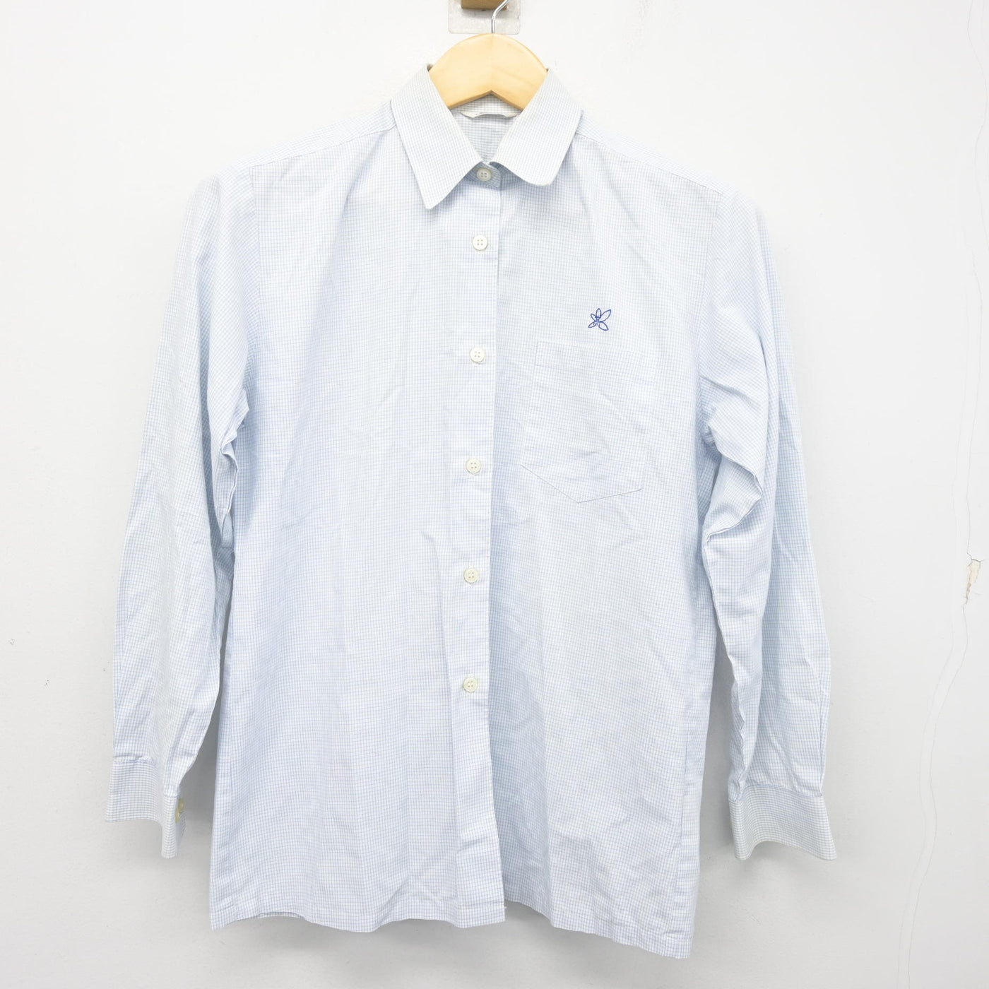 【中古】山口県 周防大島高等学校 女子制服 5点 (ブレザー・シャツ・スカート) sf099576