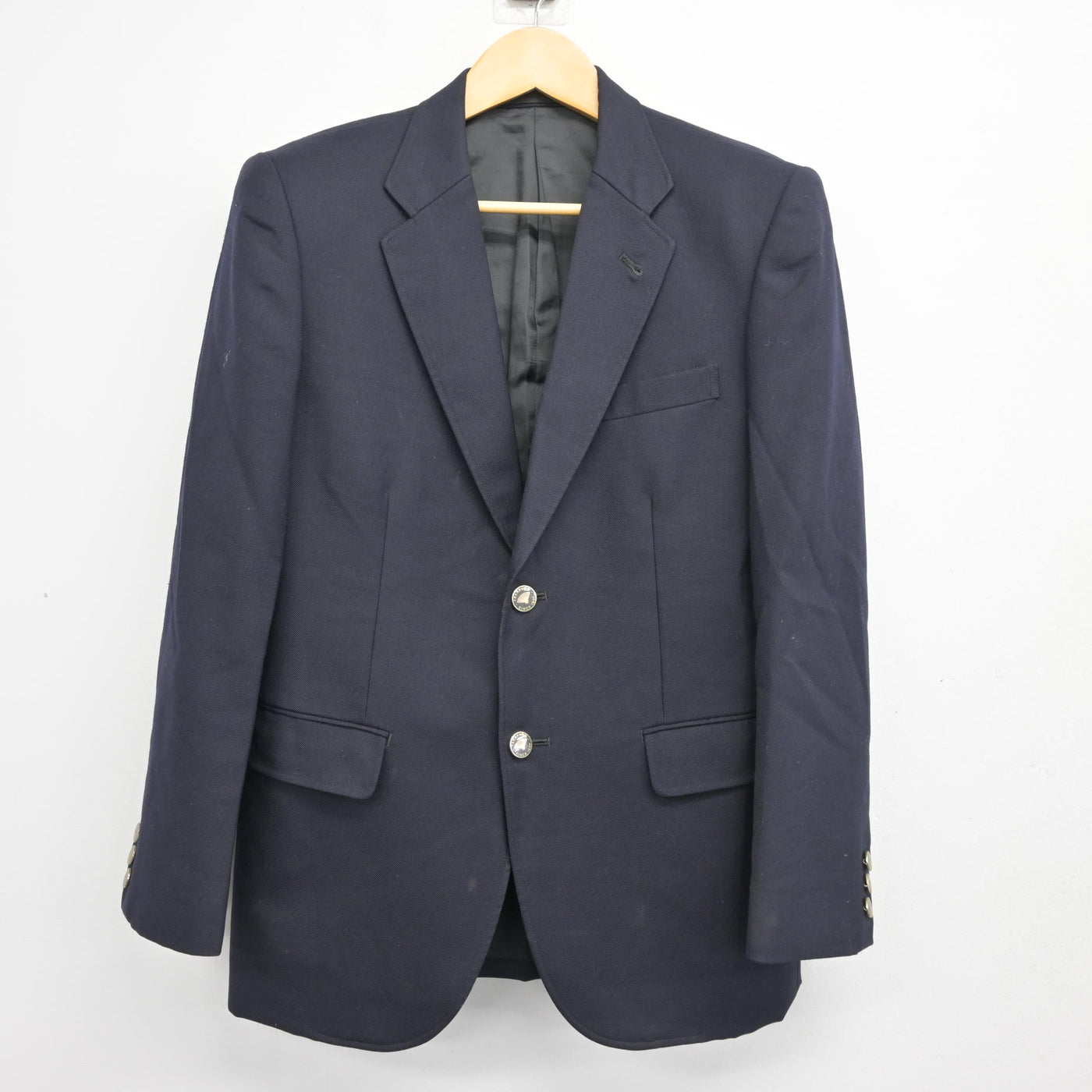 【中古】愛知県 名古屋経済大学高蔵高等学校・中学校 男子制服 3点 (ブレザー・ズボン) sf099591