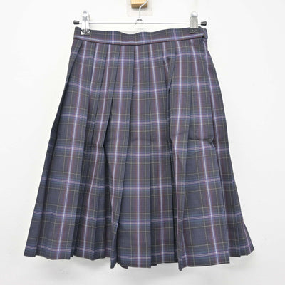 【中古】愛知県 安城生活福祉高等専修学校 女子制服 3点 (ニットベスト・シャツ・スカート) sf099593