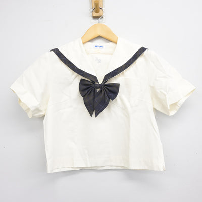 【中古】愛知県 安城生活福祉高等専修学校 女子制服 3点 (セーラー服・スカート) sf099594