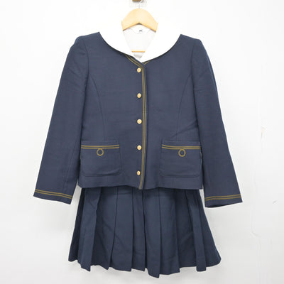 【中古】大分県 大分東明高等学校 女子制服 3点 (ブレザー・シャツ・スカート) sf099595