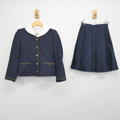 【中古】大分県 大分東明高等学校 女子制服 3点 (ブレザー・シャツ・スカート) sf099595