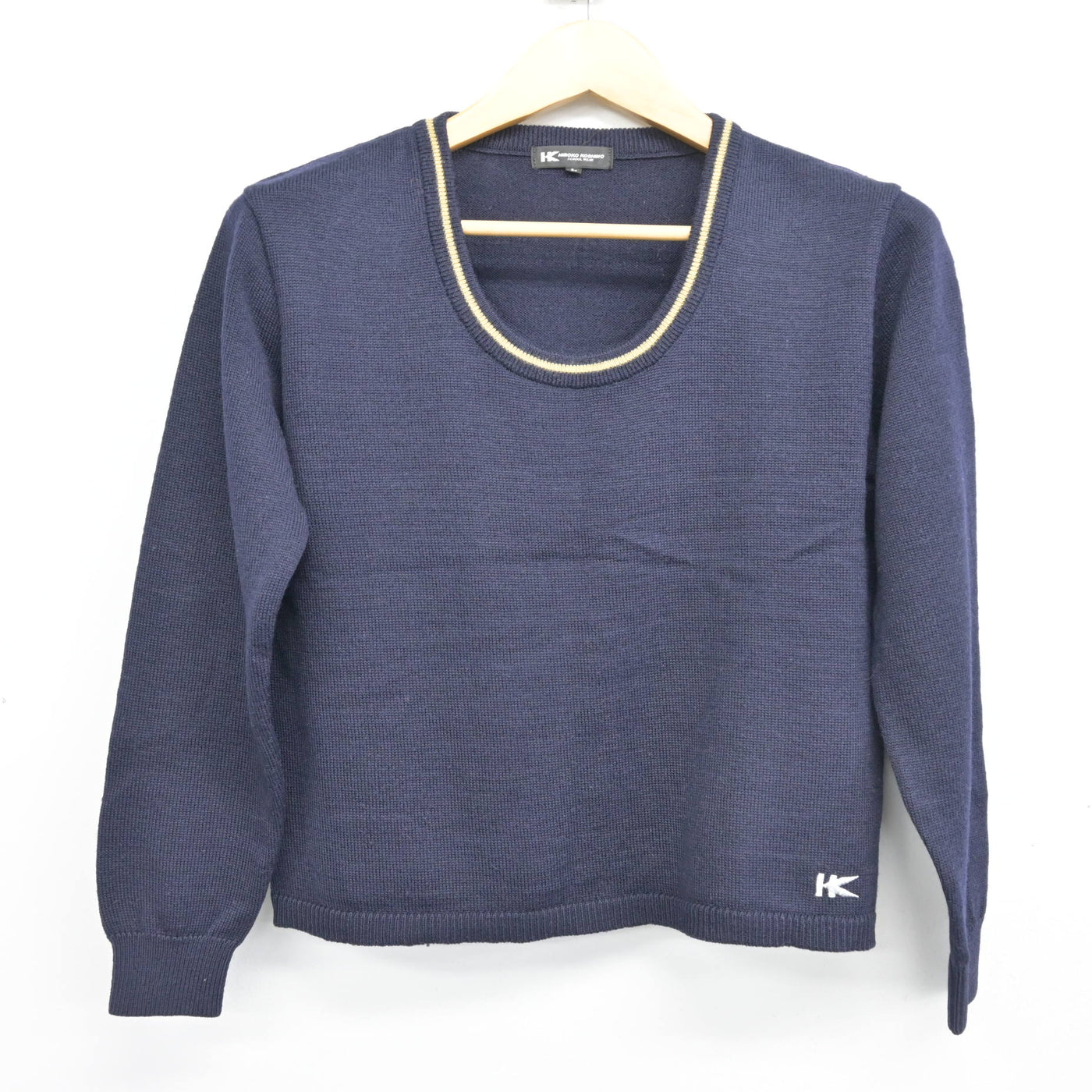 【中古】大分県 大分東明高等学校 女子制服 2点 (ニットベスト・ニット) sf099596