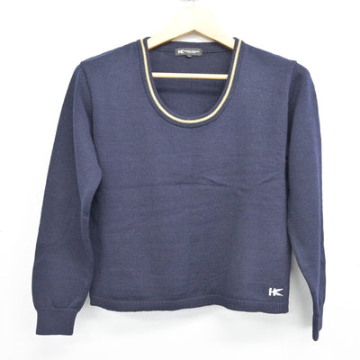 【中古】大分県 大分東明高等学校 女子制服 2点 (ニットベスト・ニット) sf099596