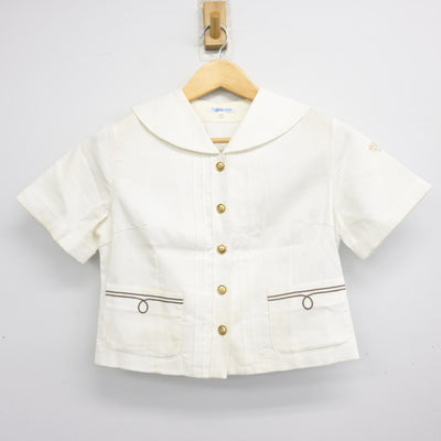 【中古】大分県 大分東明高等学校 女子制服 2点 (セーラー服・スカート) sf099597
